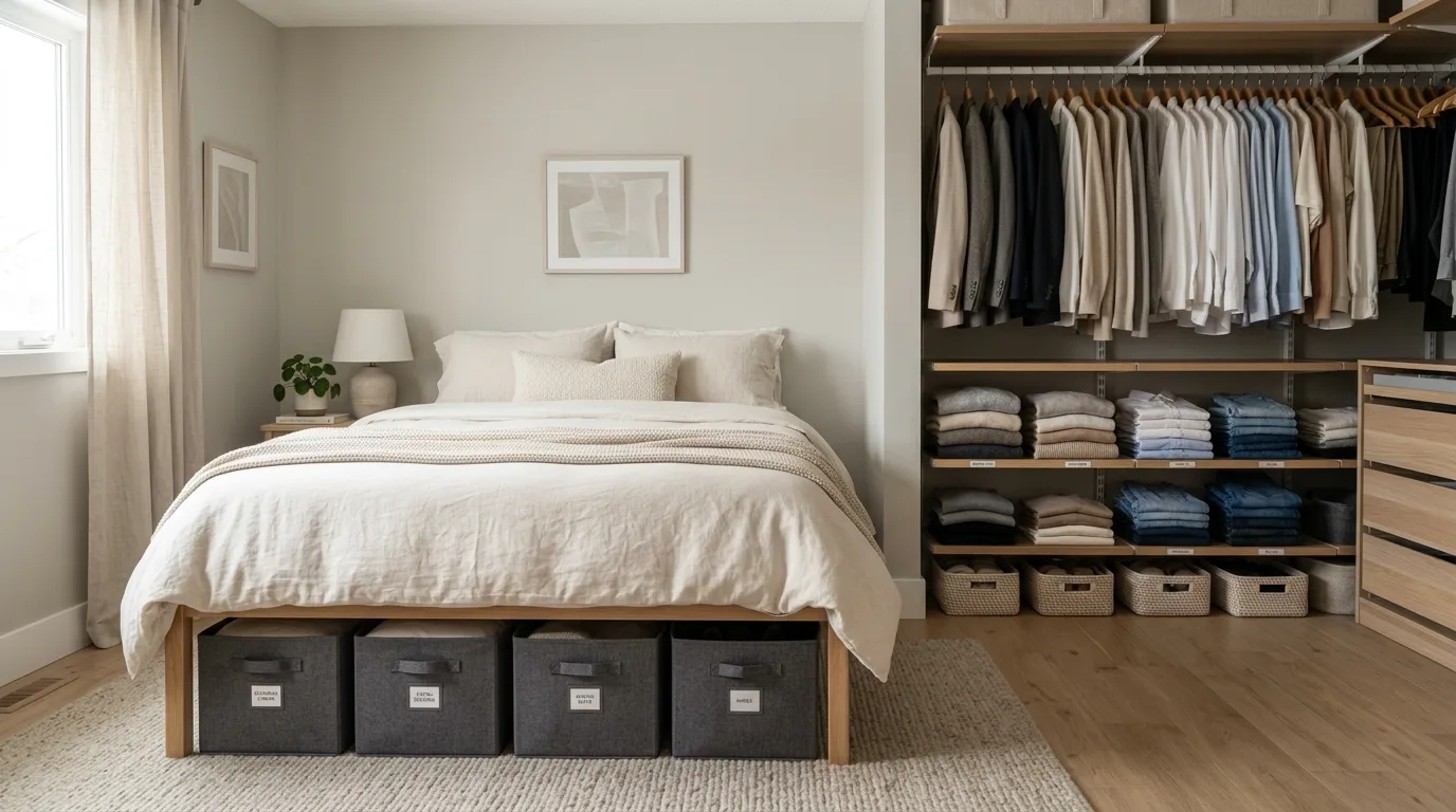 Create storage that supports quick resets inspiration for an organized home.